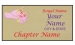 Gold Rectangle name Badge Artwork 47 Pink